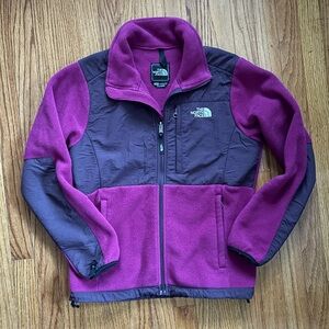 The North Face Denali Fleece Jacket Womens Size Medium Purple TNF full zip
